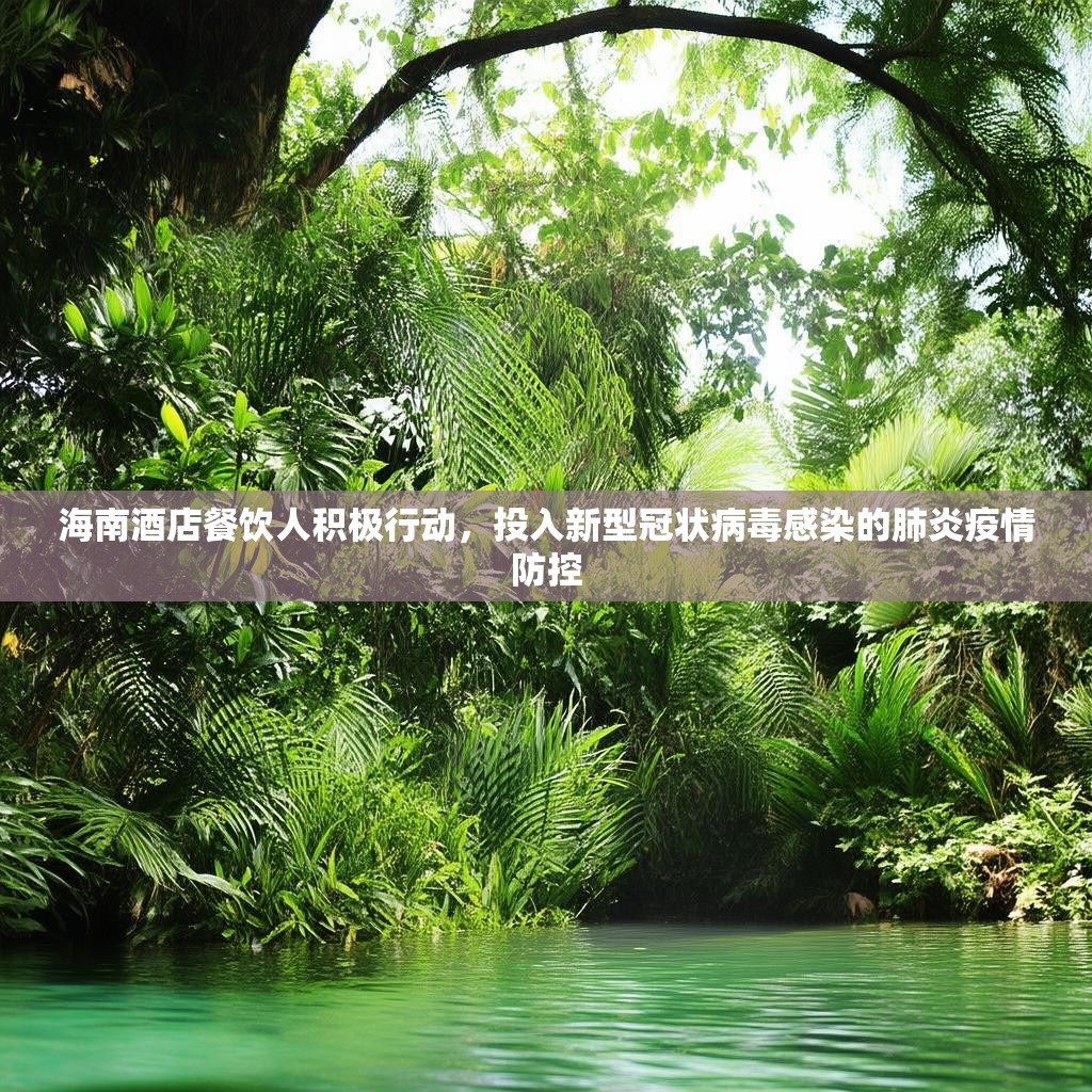 海南酒店餐饮人积极行动，投入新型冠状病毒感染的肺炎疫情防控