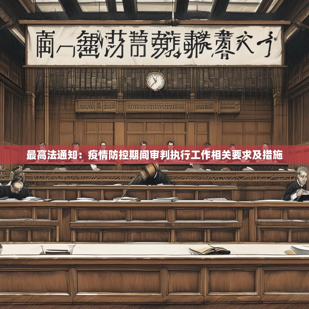 最高法通知：疫情防控期间审判执行工作相关要求及措施