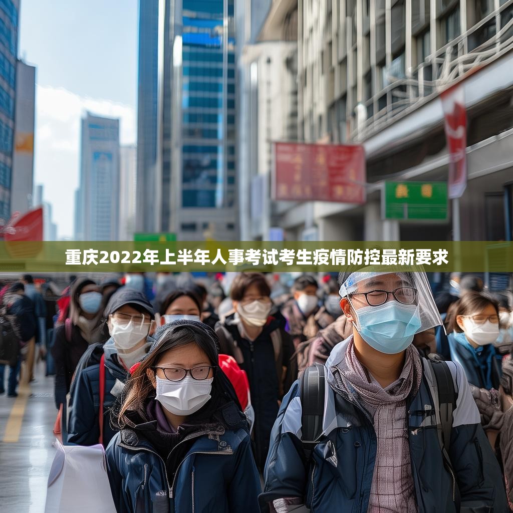 重庆2022年上半年人事考试考生疫情防控最新要求