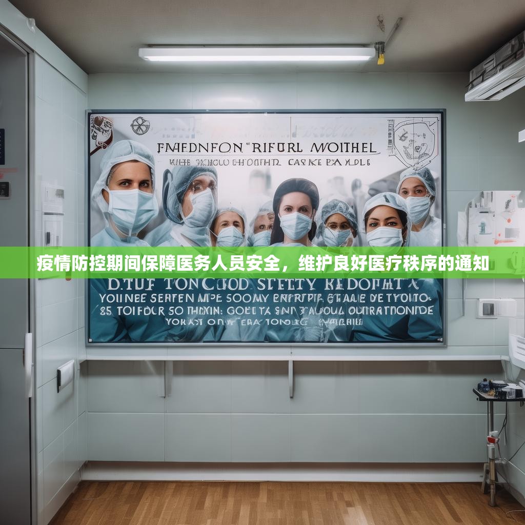 疫情防控期间保障医务人员安全，维护良好医疗秩序的通知