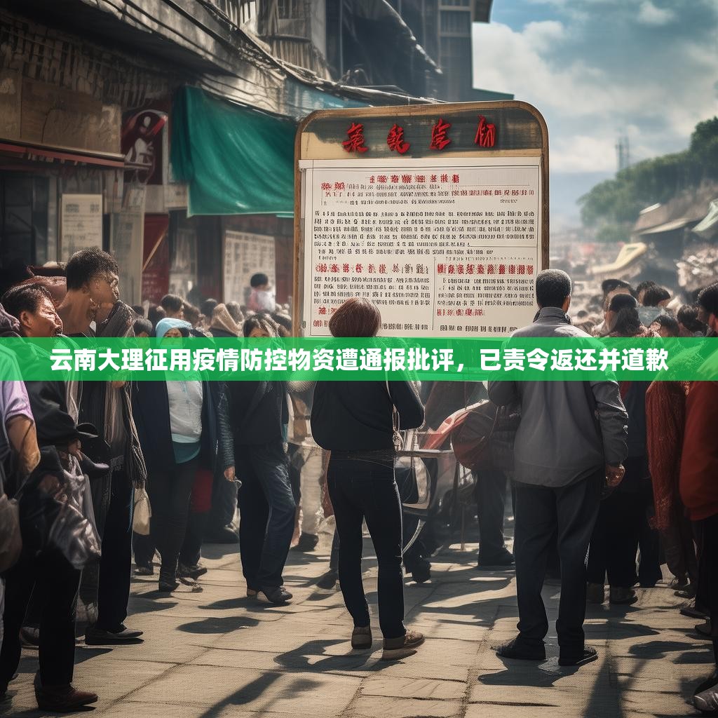 云南大理征用疫情防控物资遭通报批评，已责令返还并道歉
