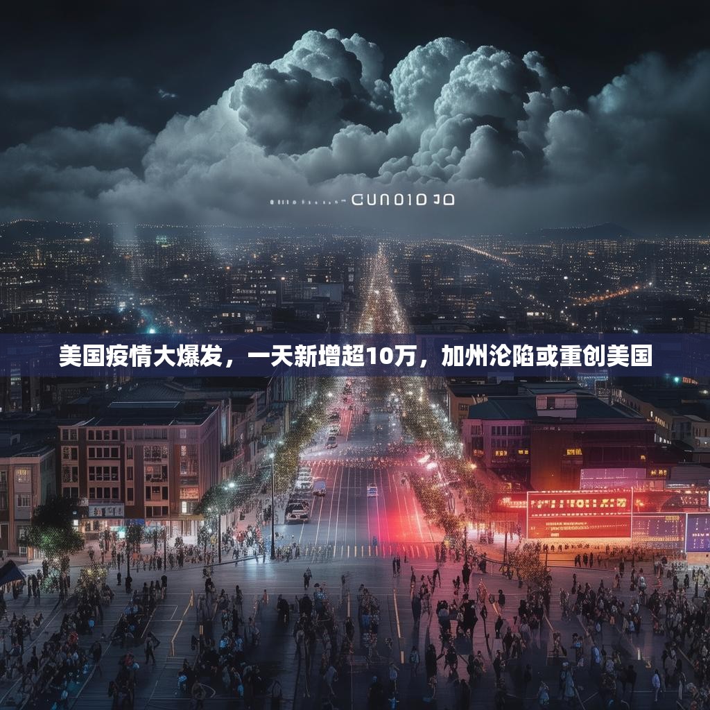 美国疫情大爆发，一天新增超10万，加州沦陷或重创美国