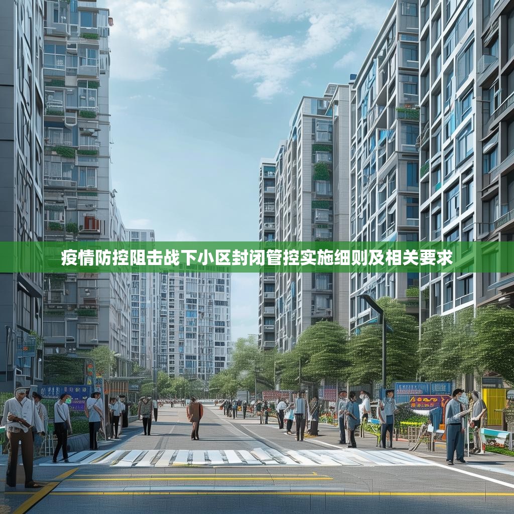 疫情防控阻击战下小区封闭管控实施细则及相关要求
