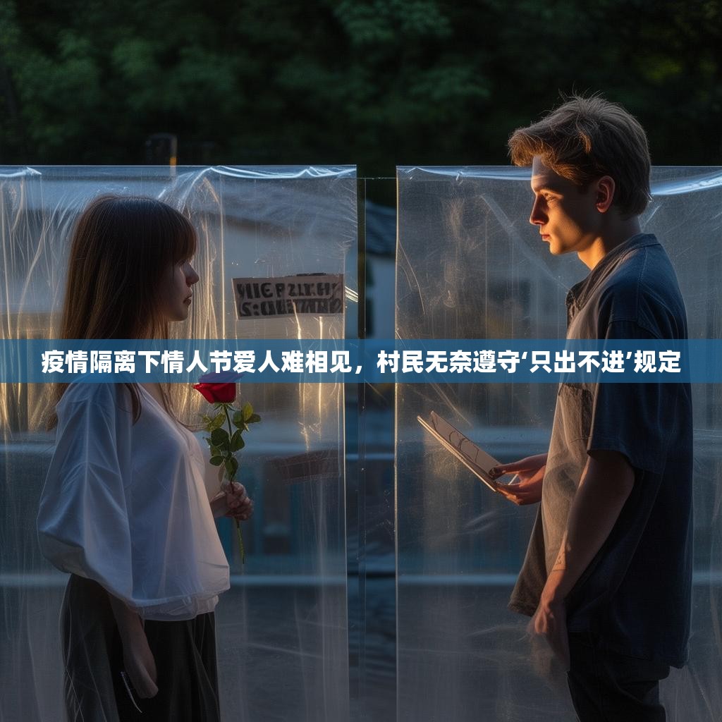 疫情隔离下情人节爱人难相见，村民无奈遵守‘只出不进’规定