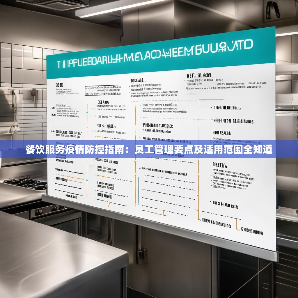 餐饮服务疫情防控指南：员工管理要点及适用范围全知道