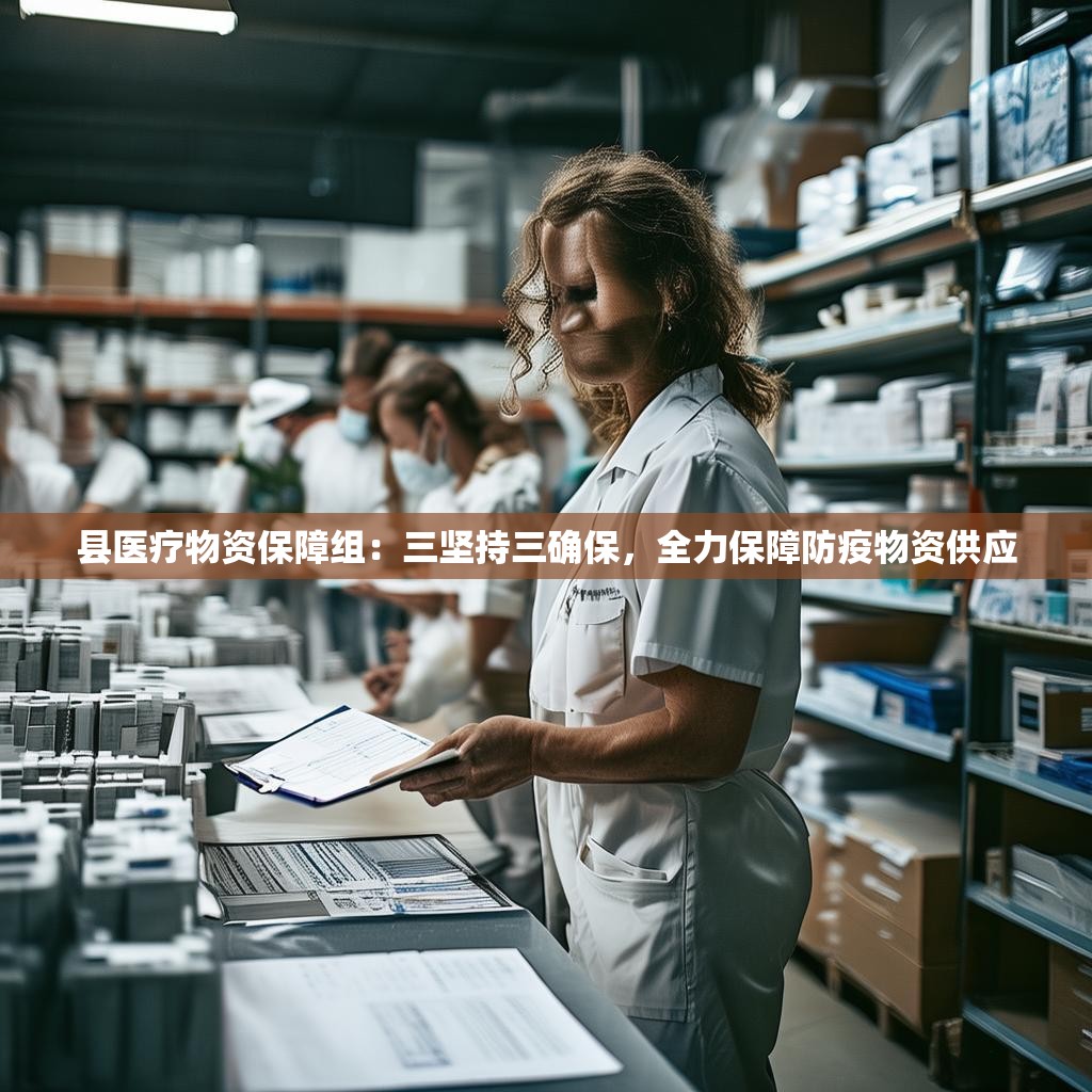 县医疗物资保障组：三坚持三确保，全力保障防疫物资供应