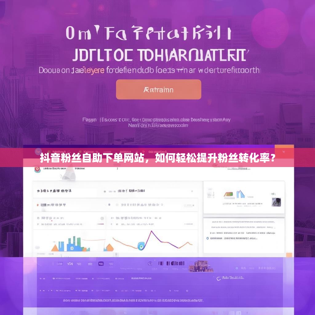 抖音粉丝自助下单网站，如何轻松提升粉丝转化率？