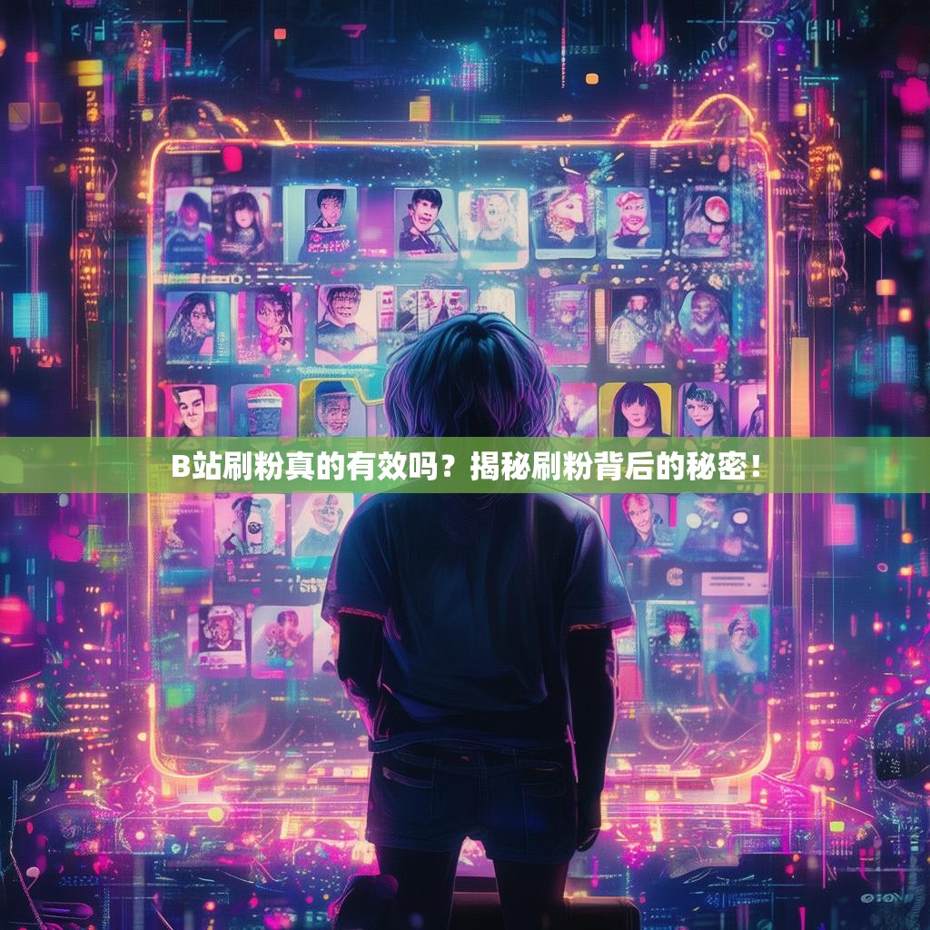 B站刷粉真的有效吗？揭秘刷粉背后的秘密！