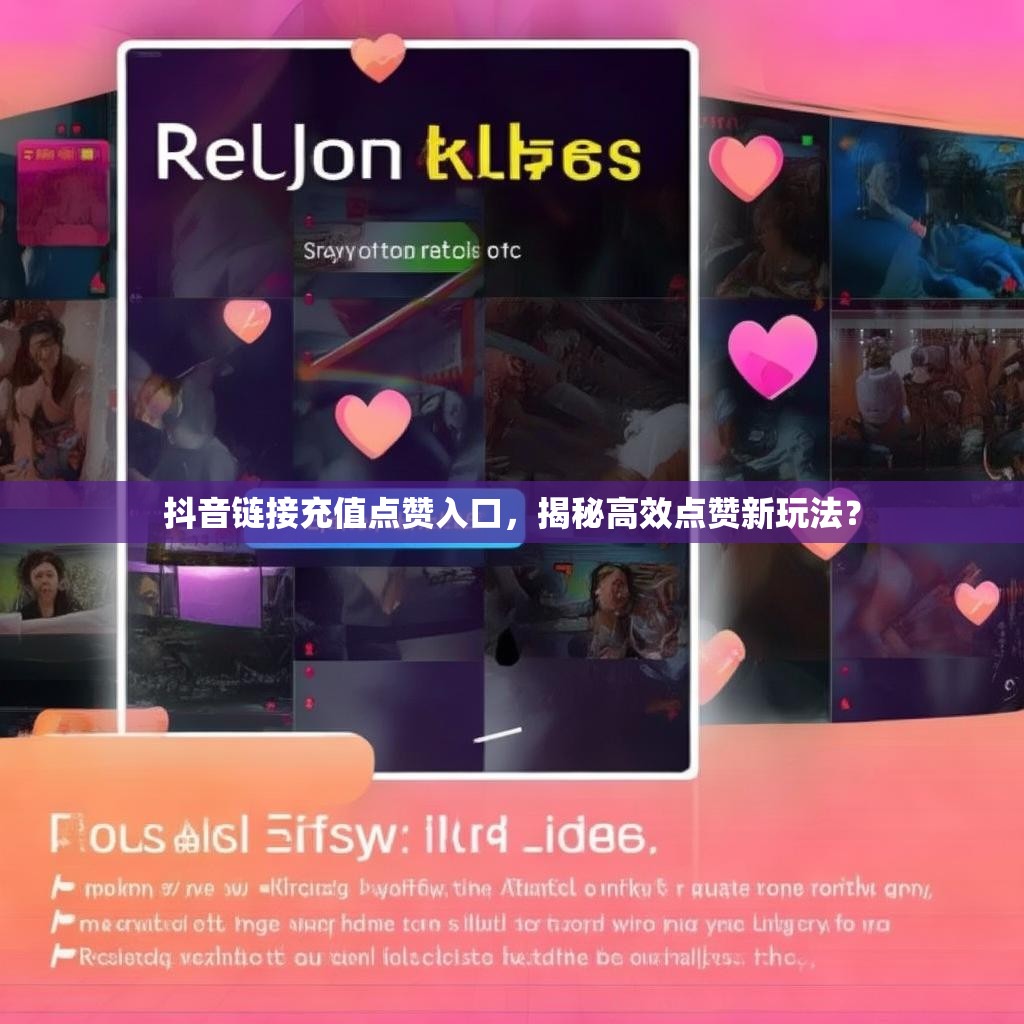 抖音链接充值点赞入口，揭秘高效点赞新玩法？