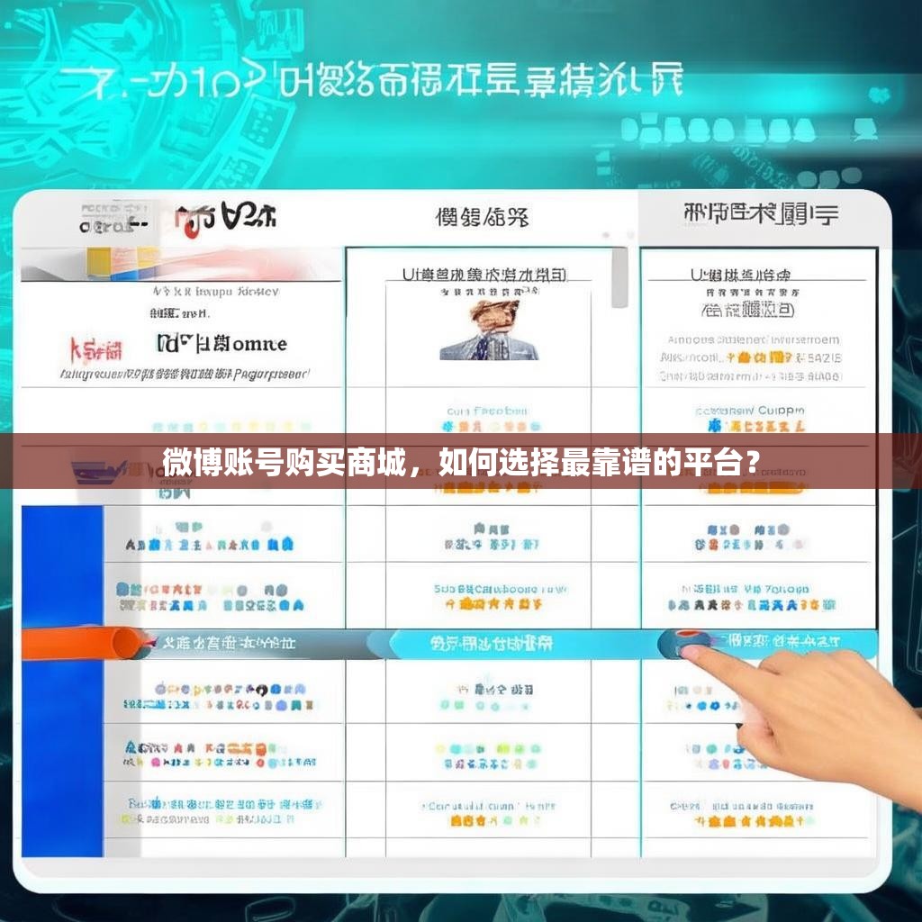 微博账号购买商城，如何选择最靠谱的平台？