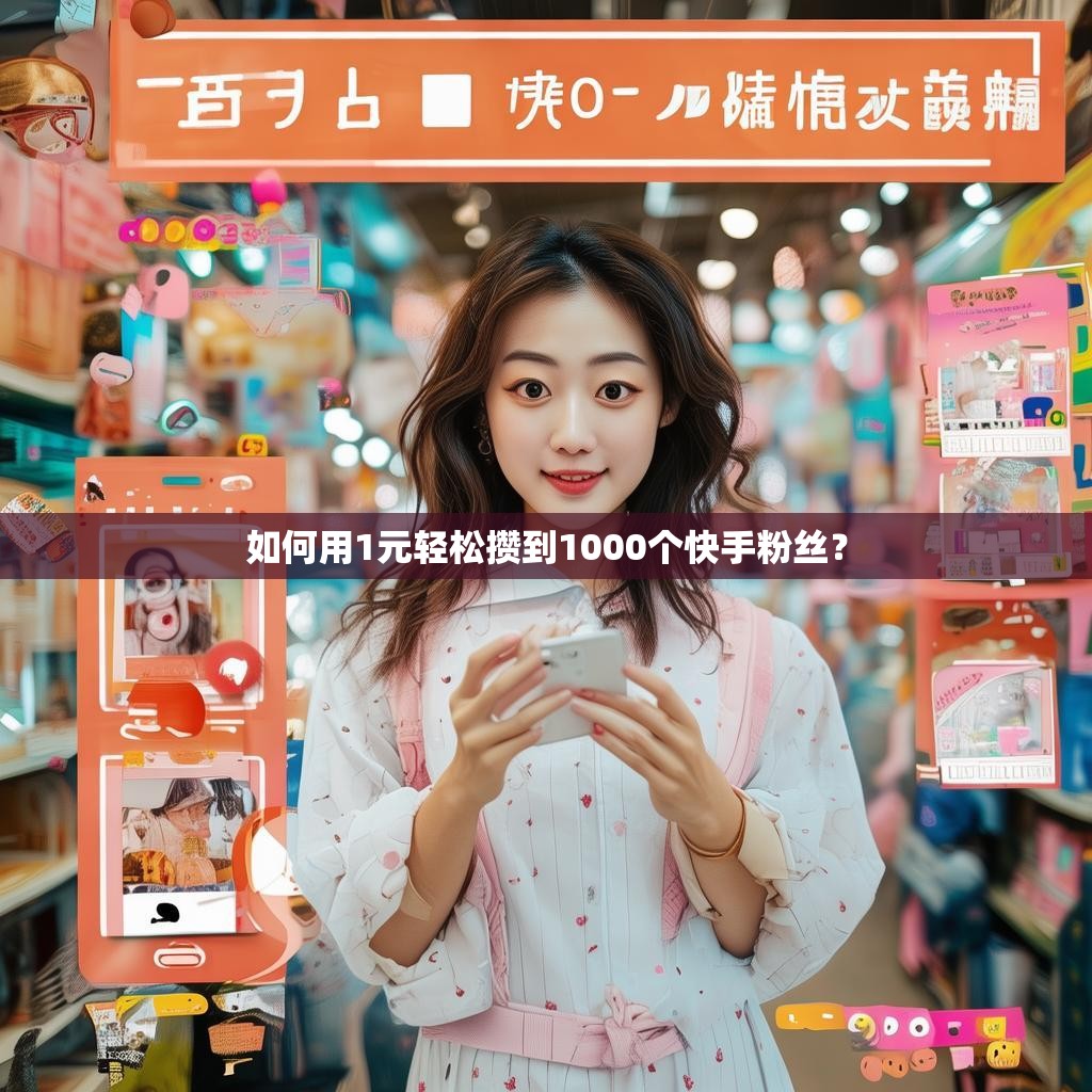 如何用1元轻松攒到1000个快手粉丝？