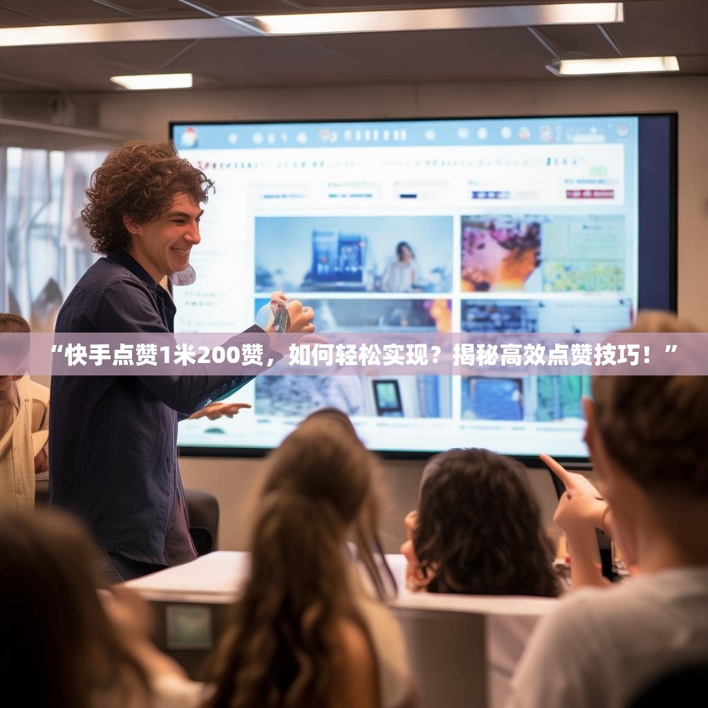 “快手点赞1米200赞，如何轻松实现？揭秘高效点赞技巧！”