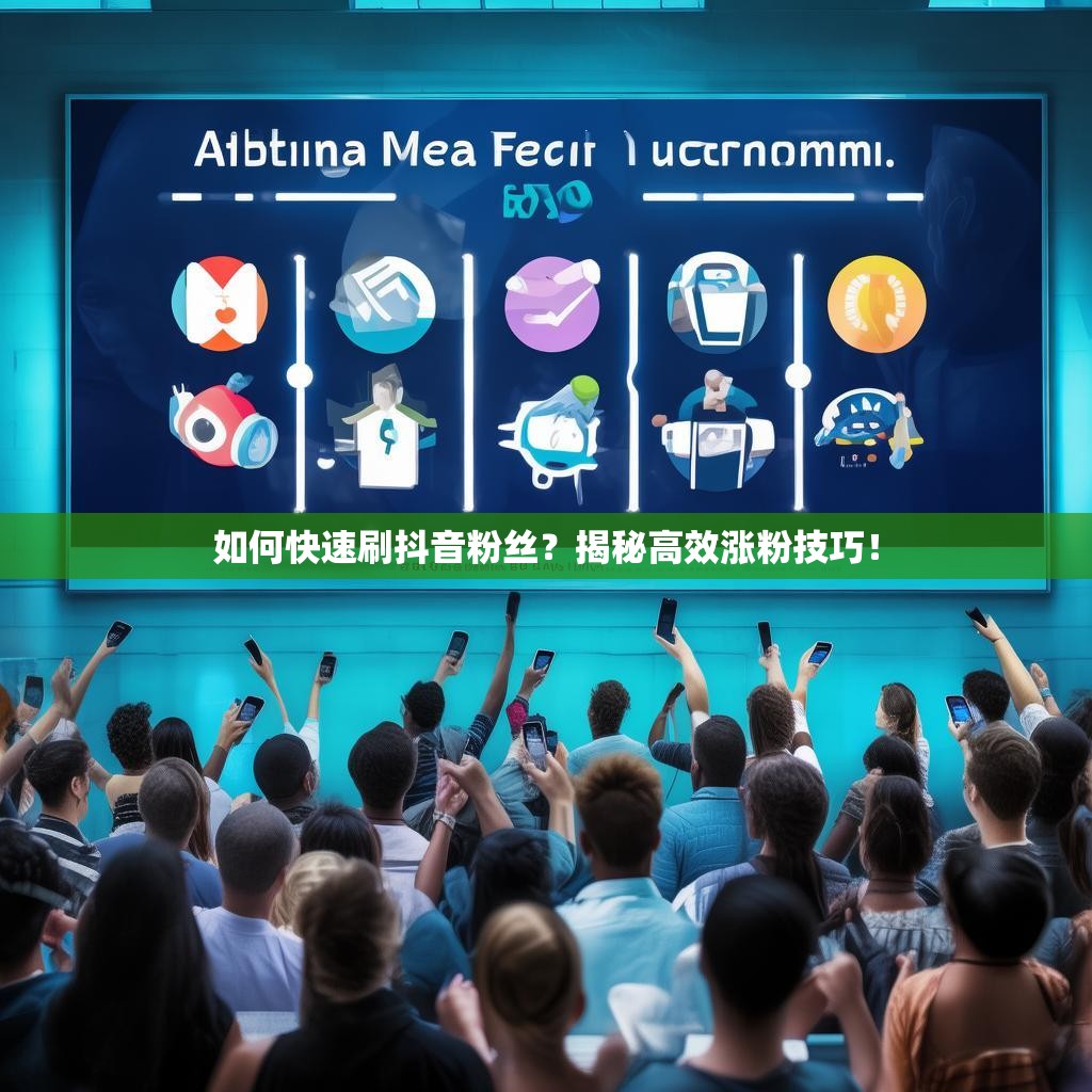 如何快速刷抖音粉丝？揭秘高效涨粉技巧！