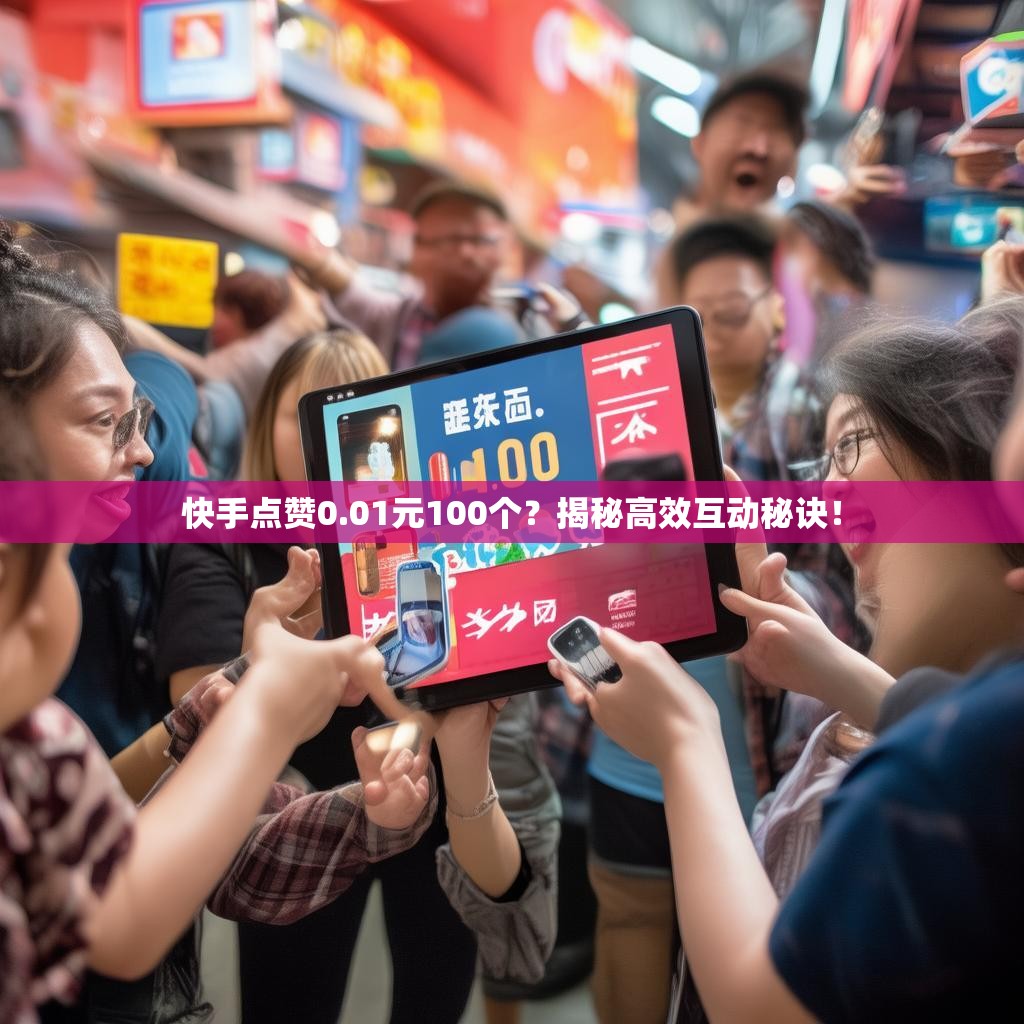 快手点赞0.01元100个？揭秘高效互动秘诀！