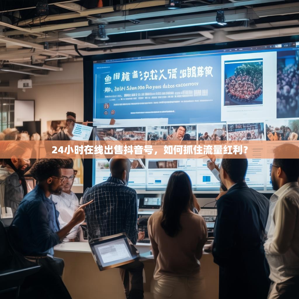 24小时在线出售抖音号，如何抓住流量红利？
