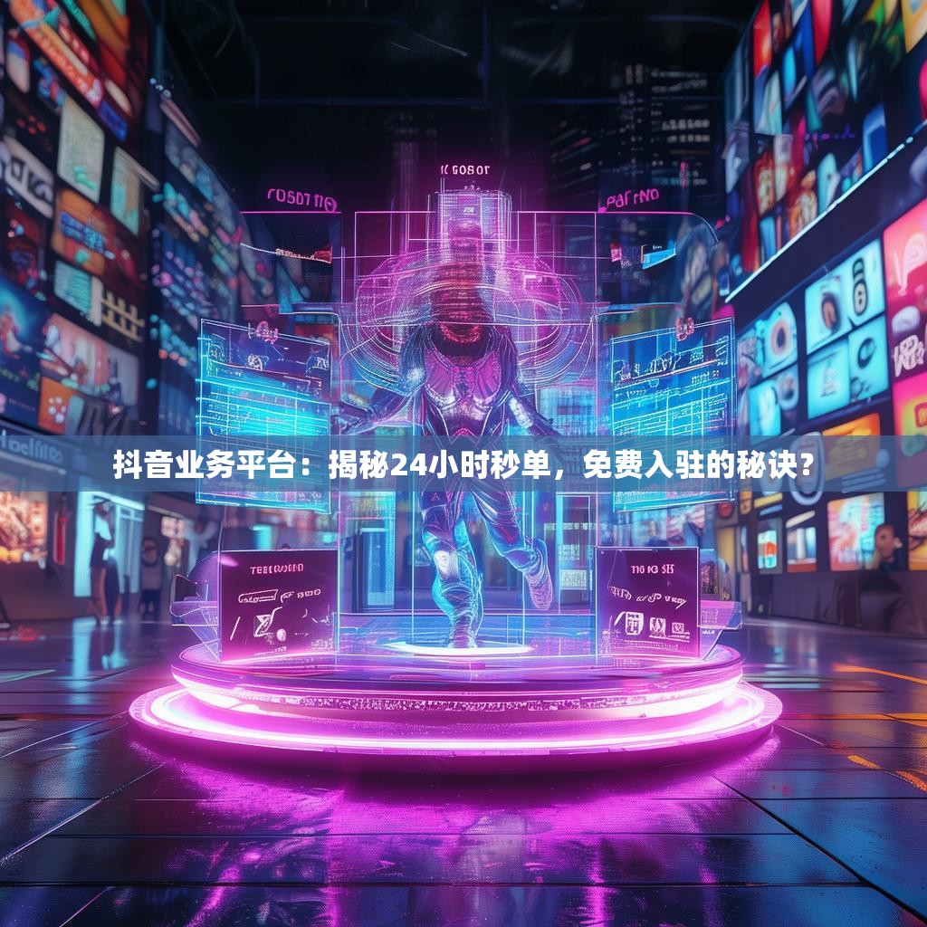 抖音业务平台：揭秘24小时秒单，免费入驻的秘诀？