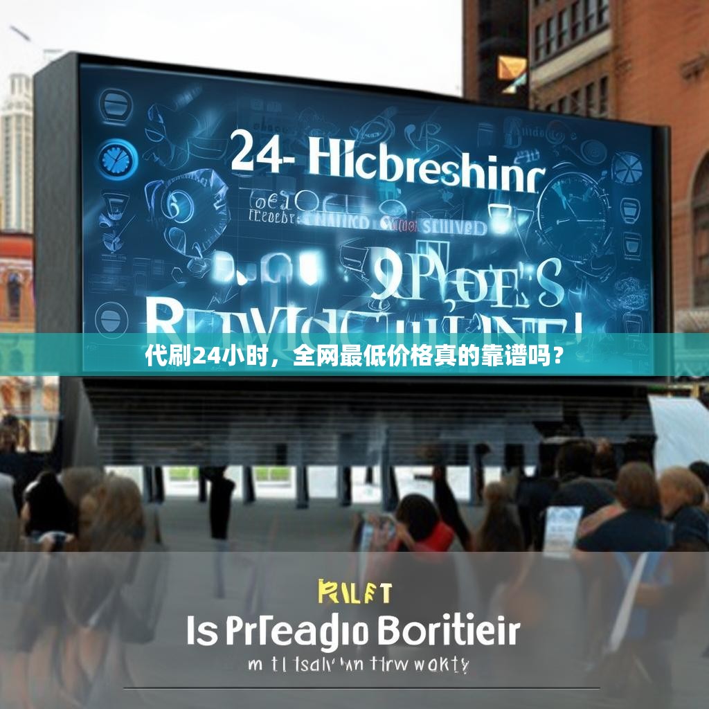 代刷24小时，全网最低价格真的靠谱吗？