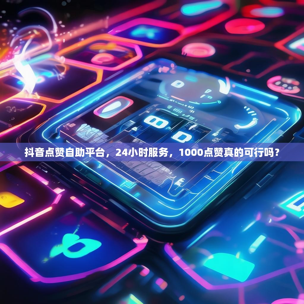 抖音点赞自助平台，24小时服务，1000点赞真的可行吗？