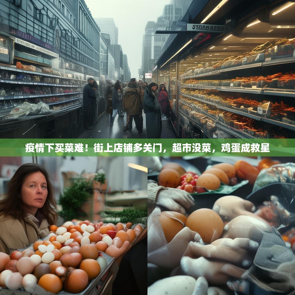 疫情下买菜难！街上店铺多关门，超市没菜，鸡蛋成救星