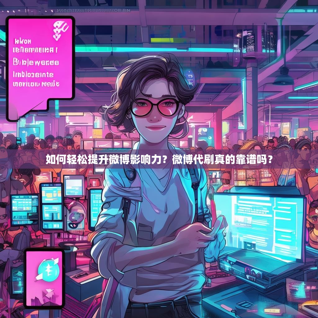 如何轻松提升微博影响力？微博代刷真的靠谱吗？