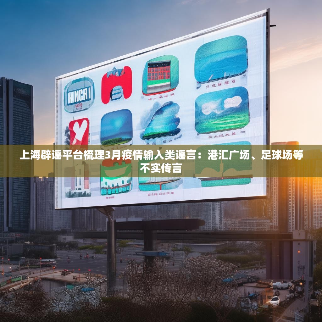 上海辟谣平台梳理3月疫情输入类谣言：港汇广场、足球场等不实传言