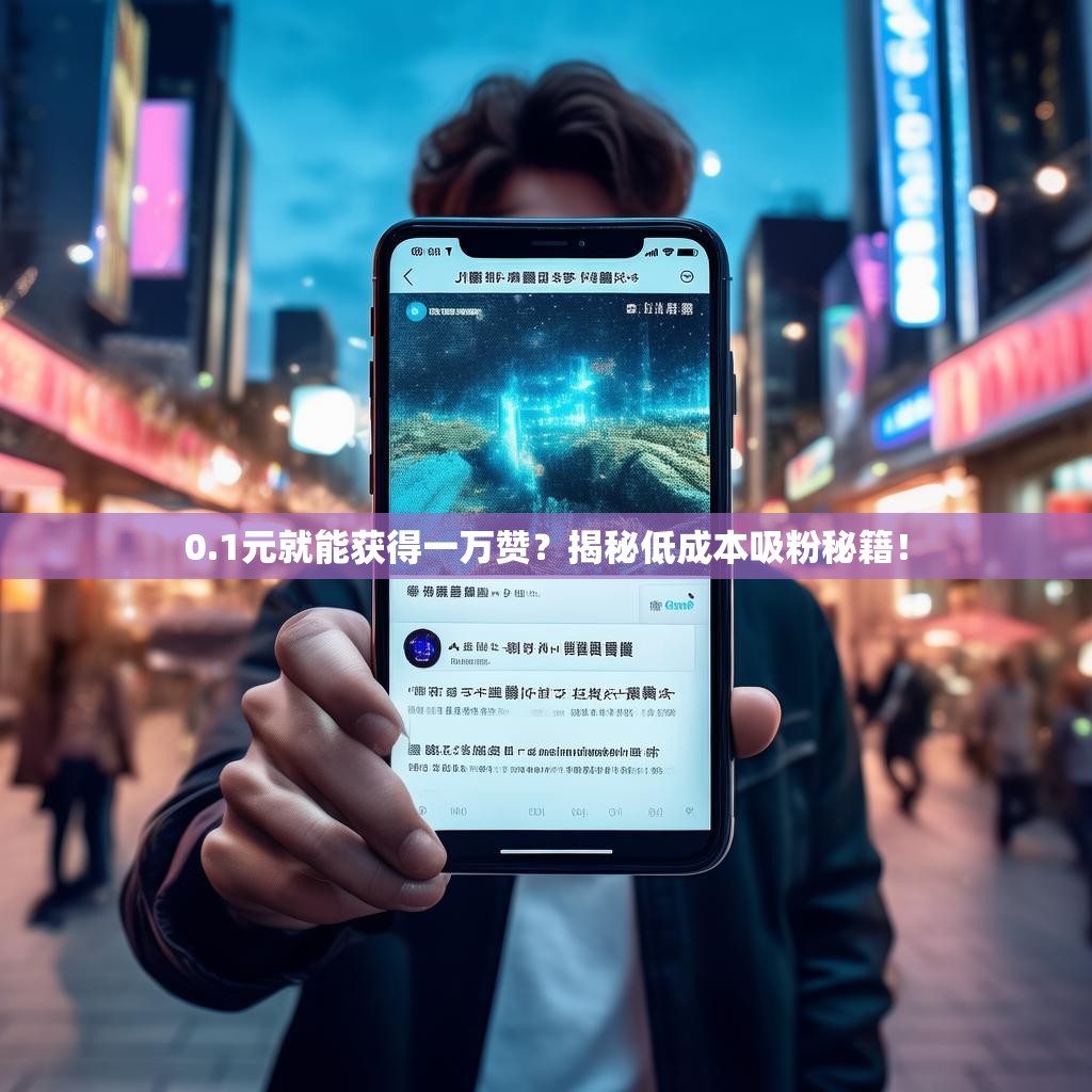0.1元就能获得一万赞？揭秘低成本吸粉秘籍！
