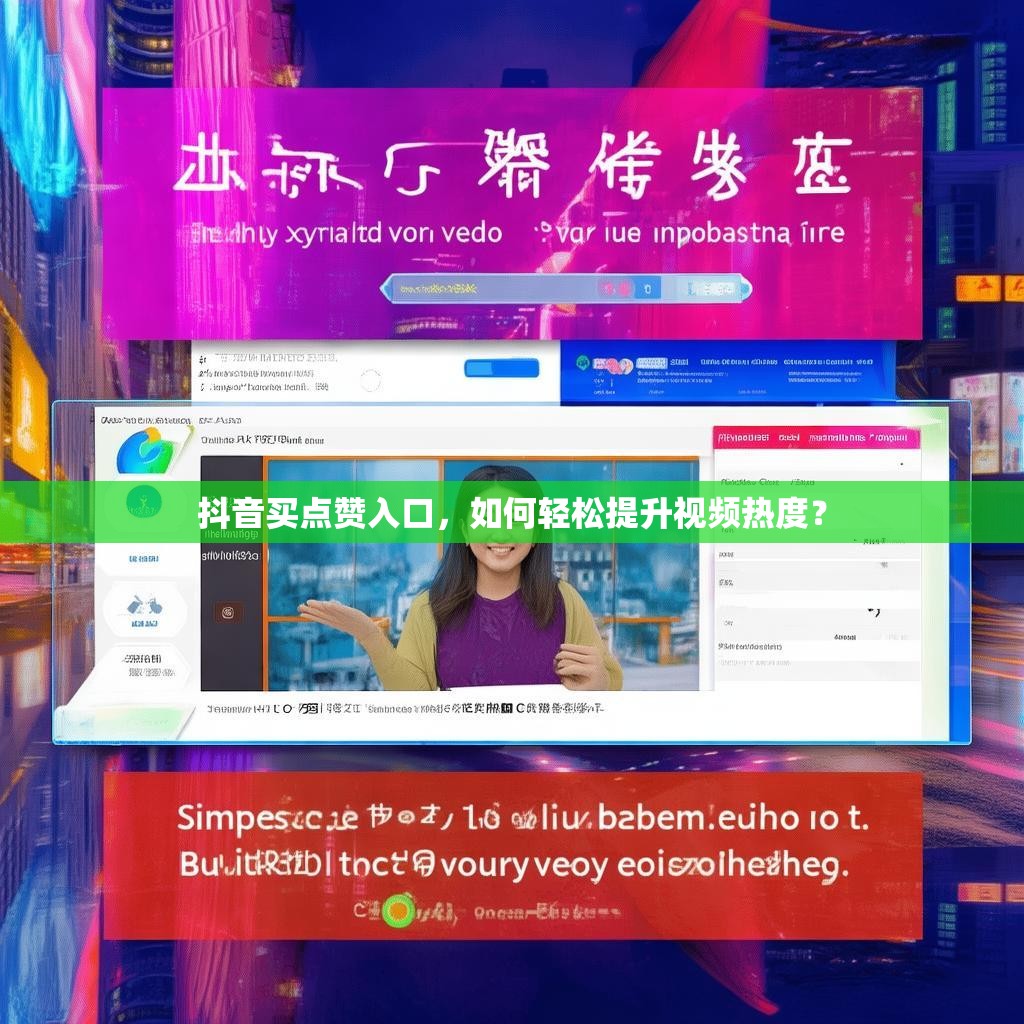 抖音买点赞入口，如何轻松提升视频热度？