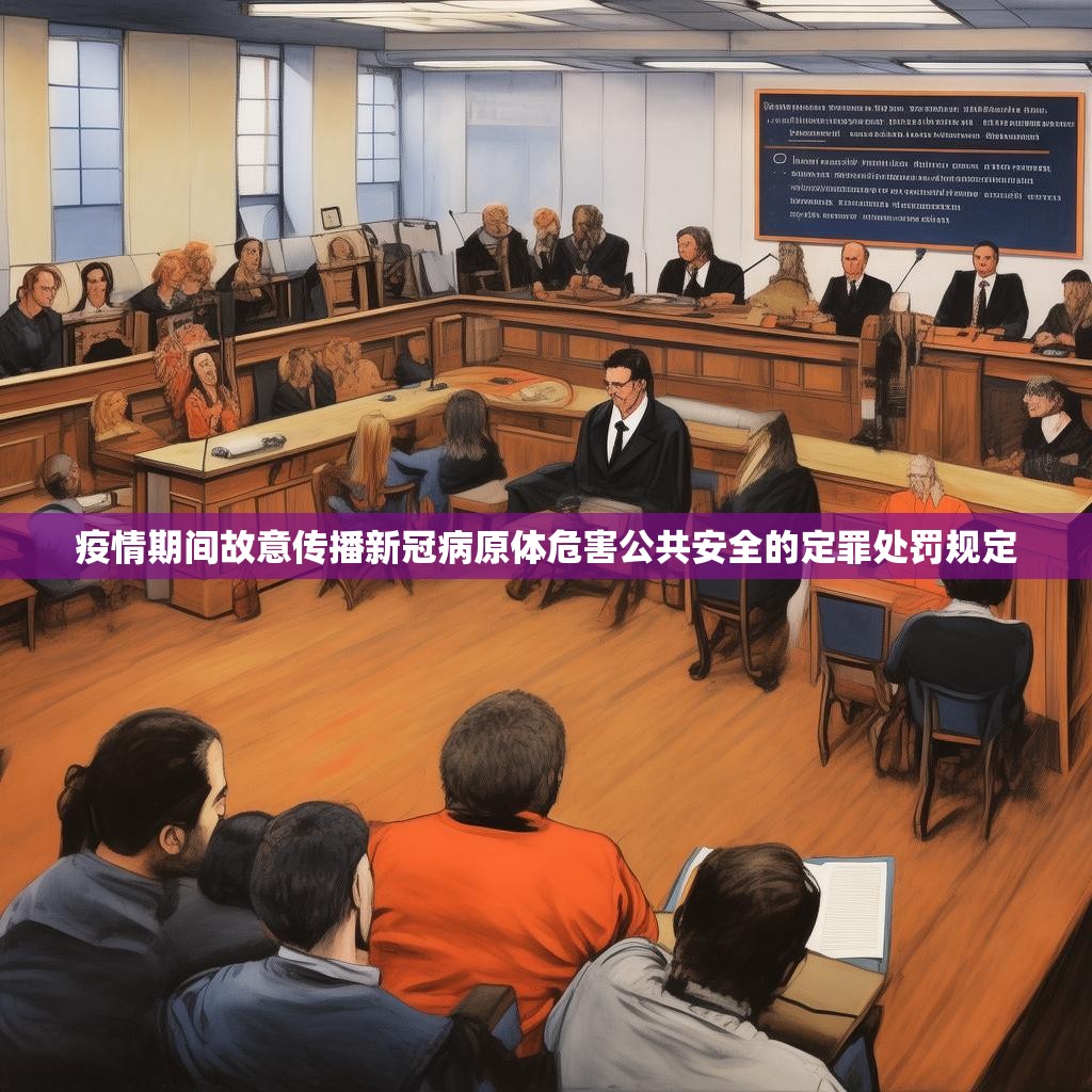 疫情期间故意传播新冠病原体危害公共安全的定罪处罚规定