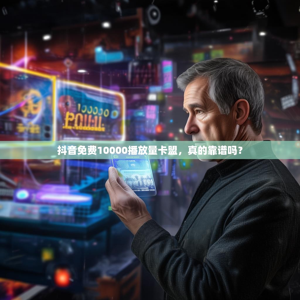 抖音免费10000播放量卡盟，真的靠谱吗？