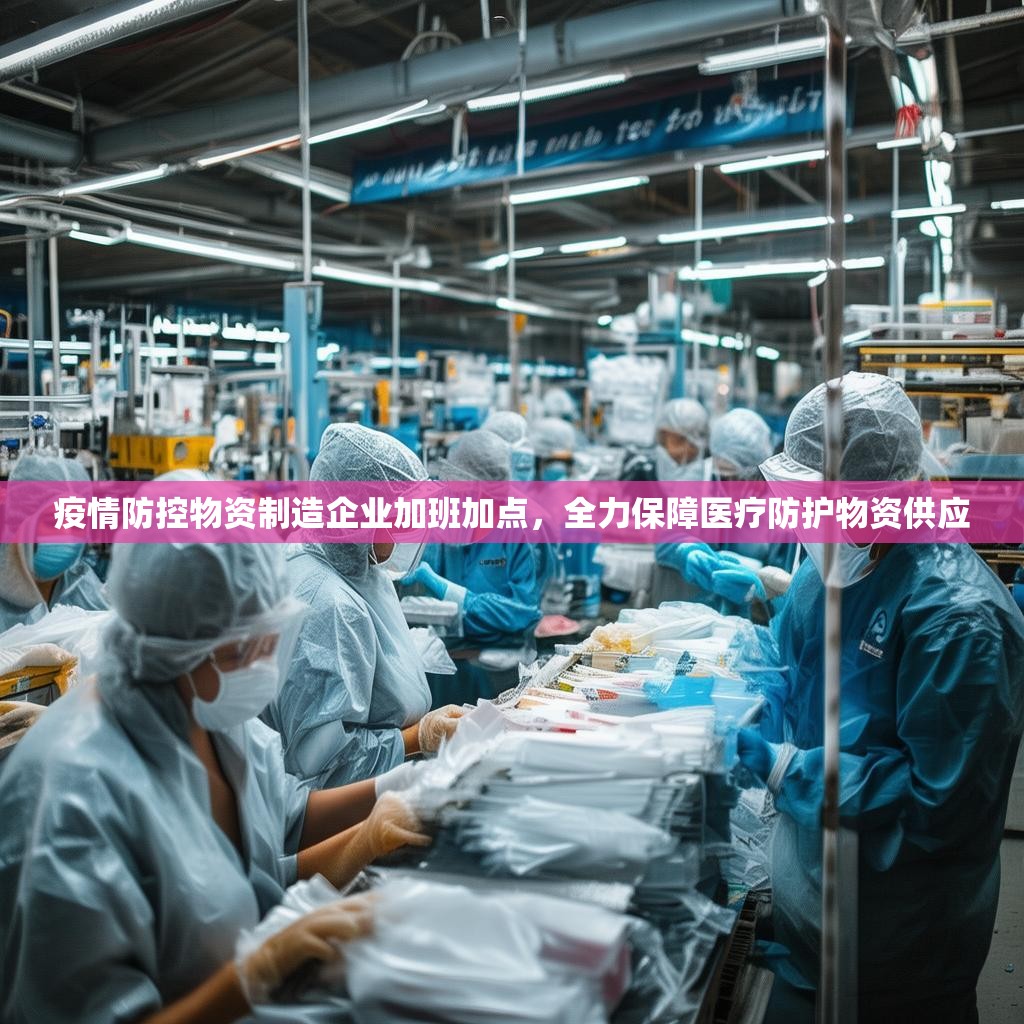 疫情防控物资制造企业加班加点，全力保障医疗防护物资供应