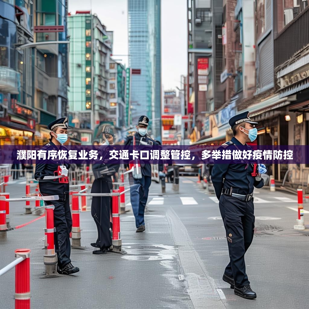 濮阳有序恢复业务，交通卡口调整管控，多举措做好疫情防控