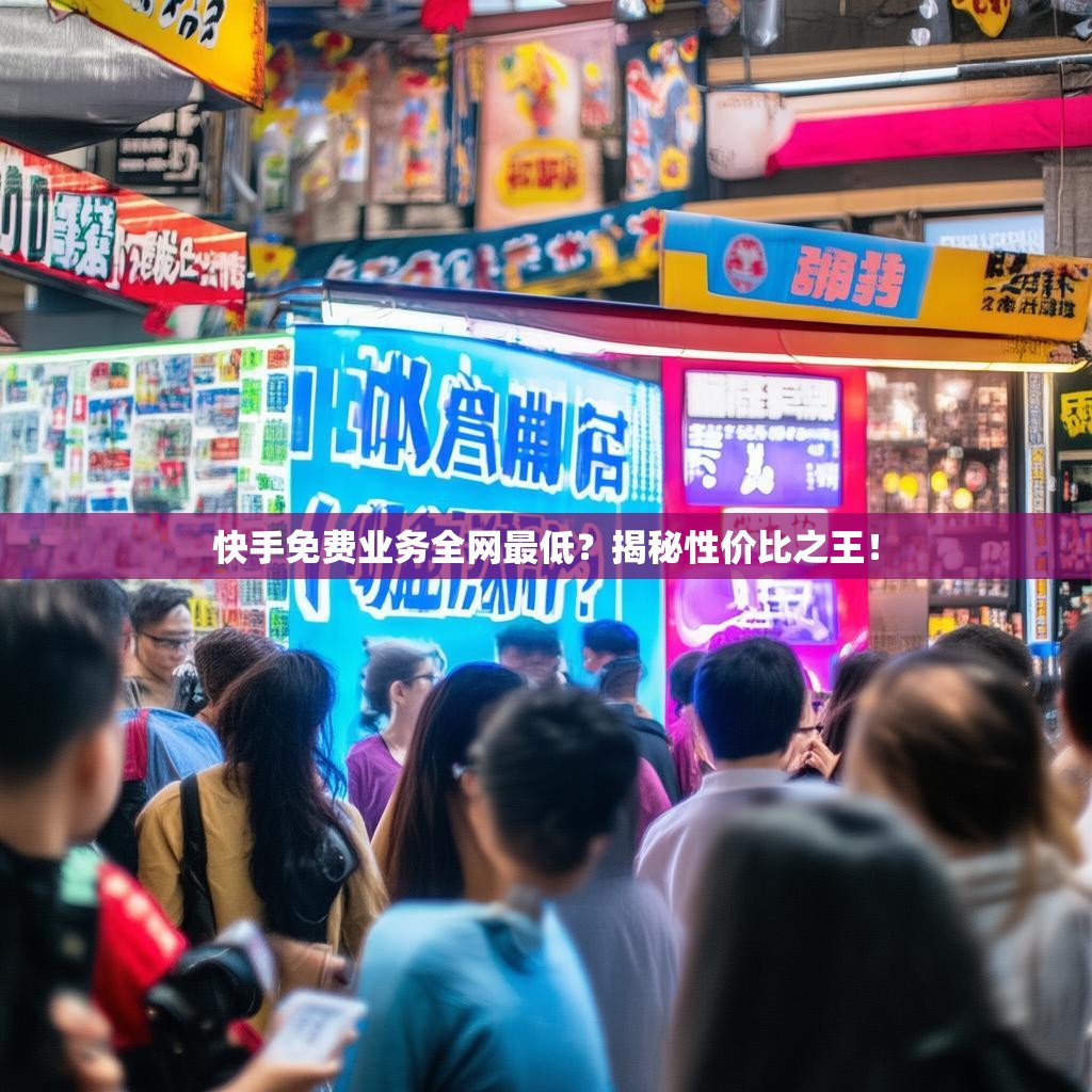 快手免费业务全网最低？揭秘性价比之王！