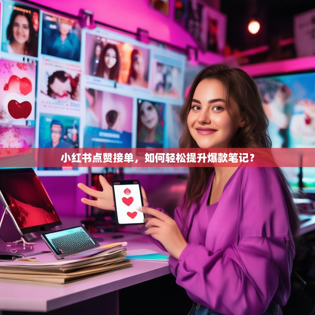 小红书点赞接单，如何轻松提升爆款笔记？