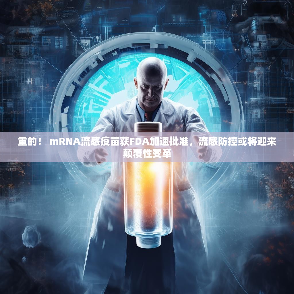 重的！ mRNA流感疫苗获FDA加速批准，流感防控或将迎来颠覆性变革