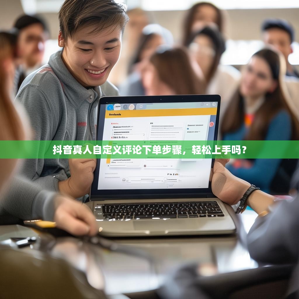 抖音真人自定义评论下单步骤，轻松上手吗？