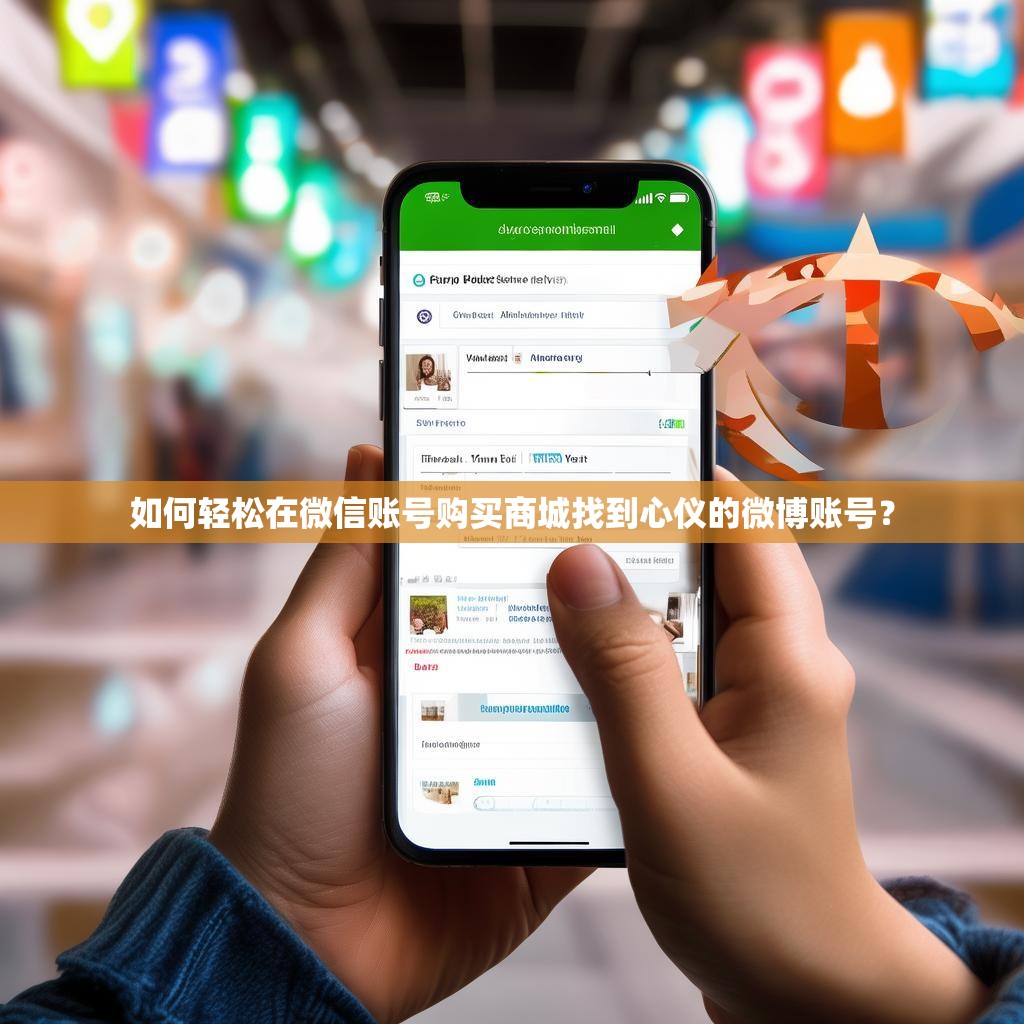 如何轻松在微信账号购买商城找到心仪的微博账号?