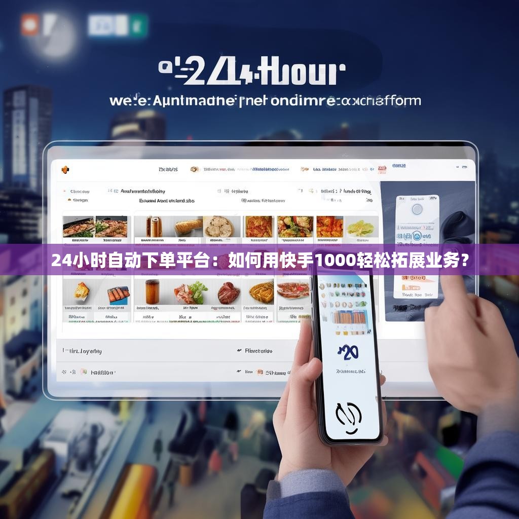 24小时自动下单平台:如何用快手1000轻松拓展业务?