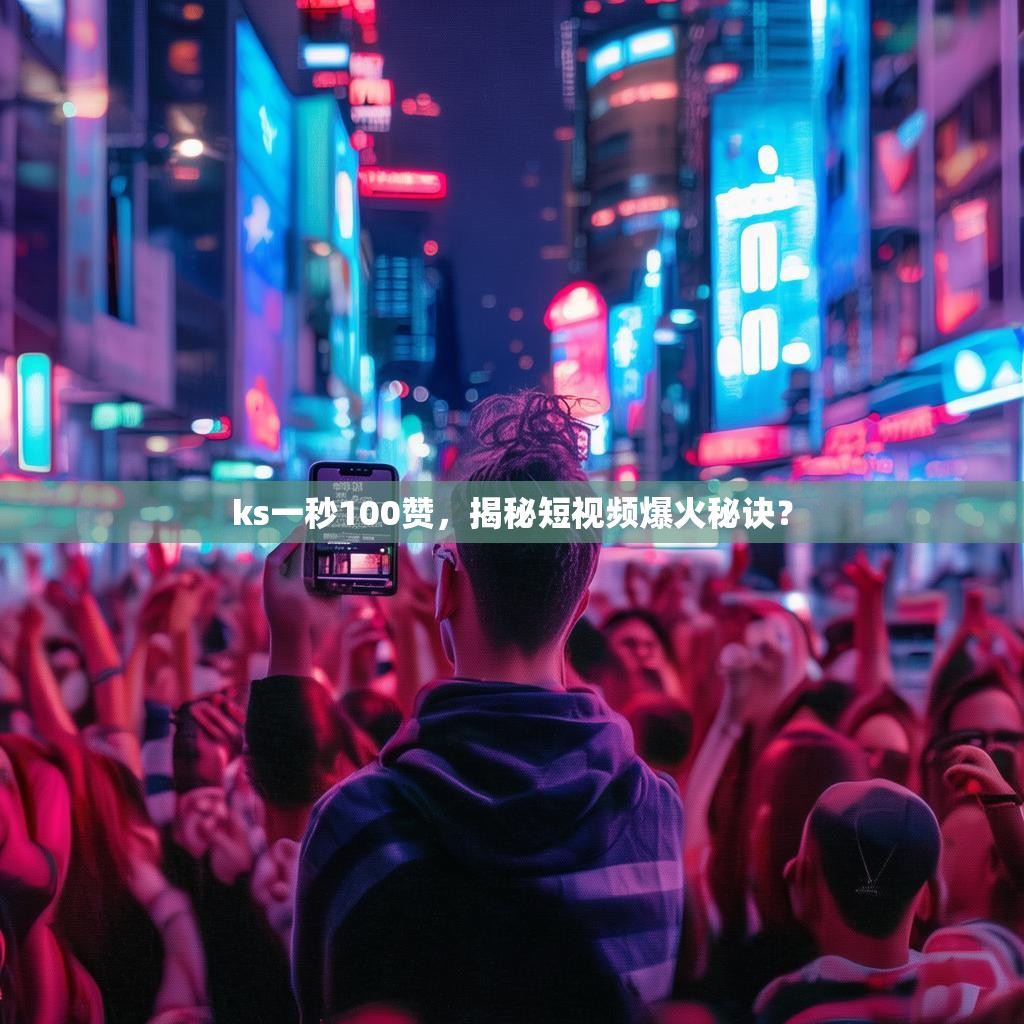 ks一秒100赞，揭秘短视频爆火秘诀？