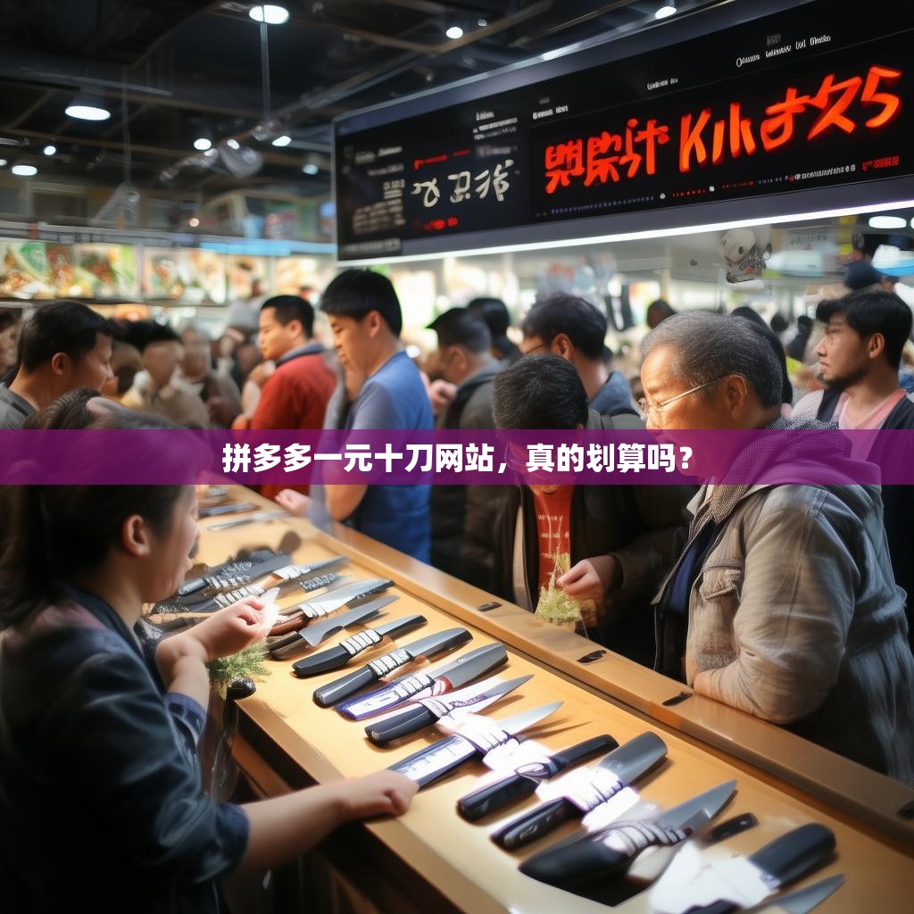 拼多多一元十刀网站，真的划算吗？