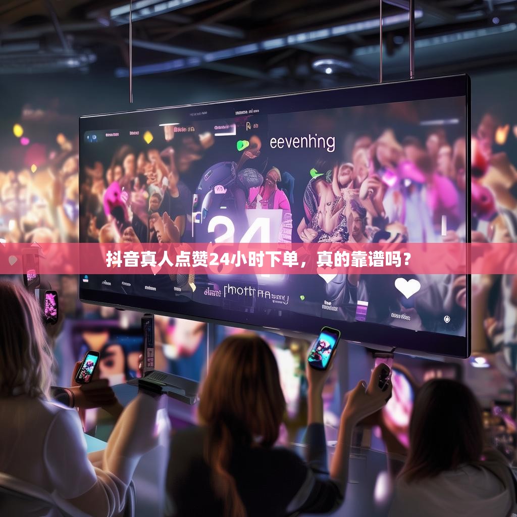 抖音真人点赞24小时下单,真的靠谱吗?