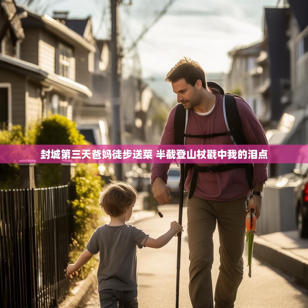 封城第三天爸妈徒步送菜 半截登山杖戳中我的泪点