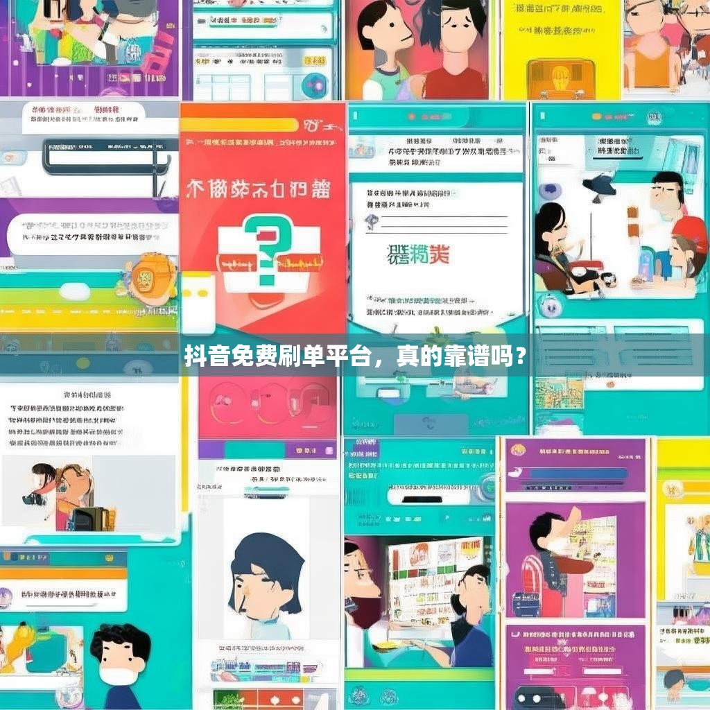抖音免费刷单平台，真的靠谱吗？