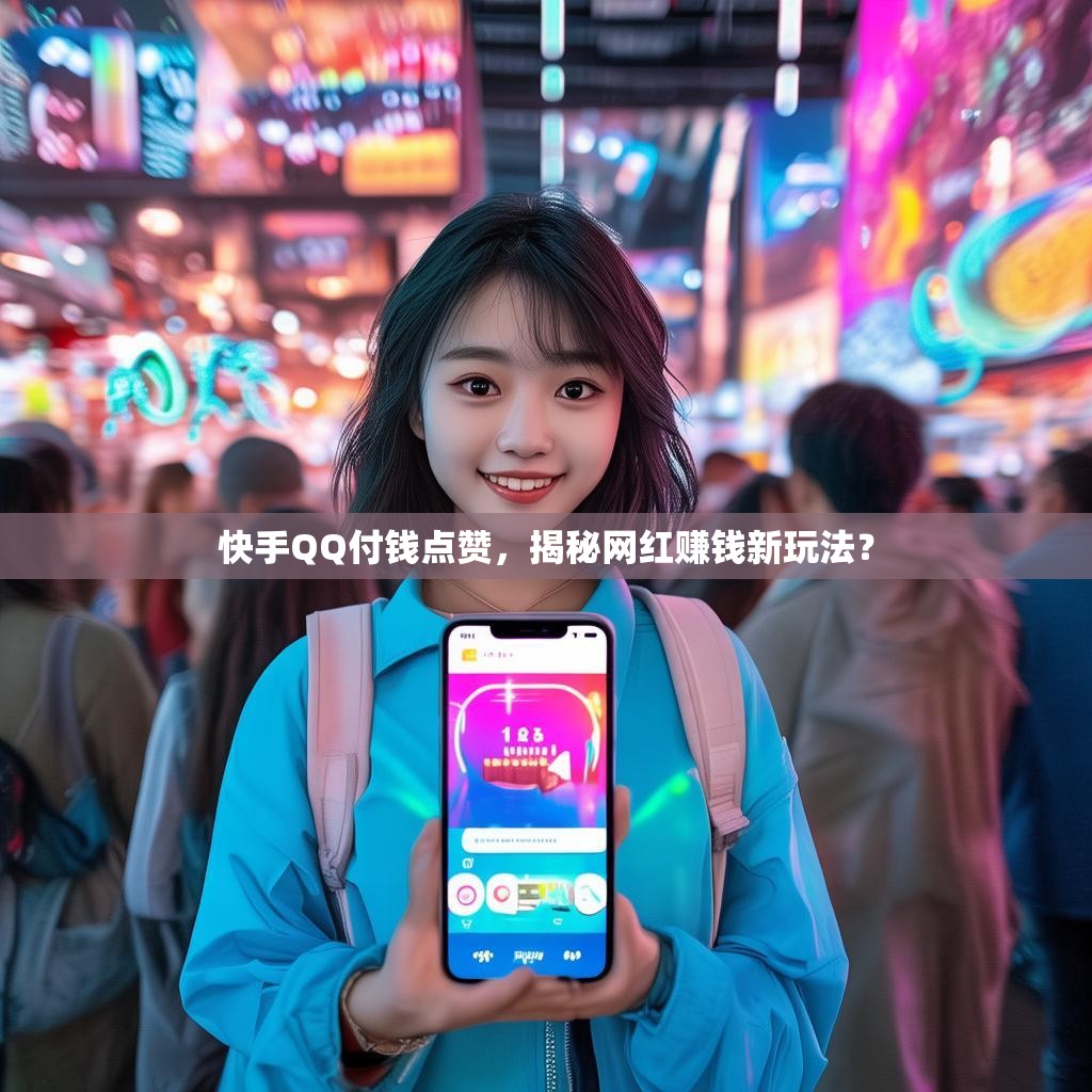 快手QQ付钱点赞，揭秘网红赚钱新玩法？