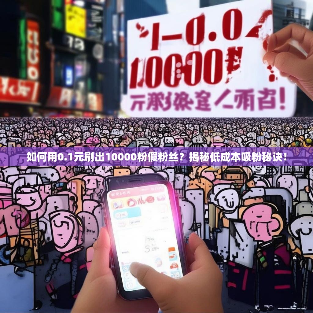 如何用0.1元刷出10000粉假粉丝？揭秘低成本吸粉秘诀！