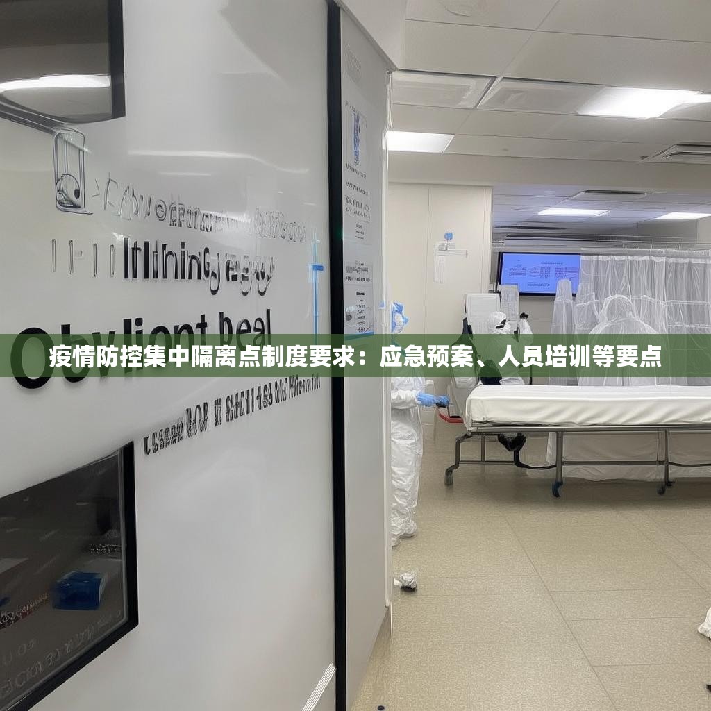 疫情防控集中隔离点制度要求：应急预案、人员培训等要点