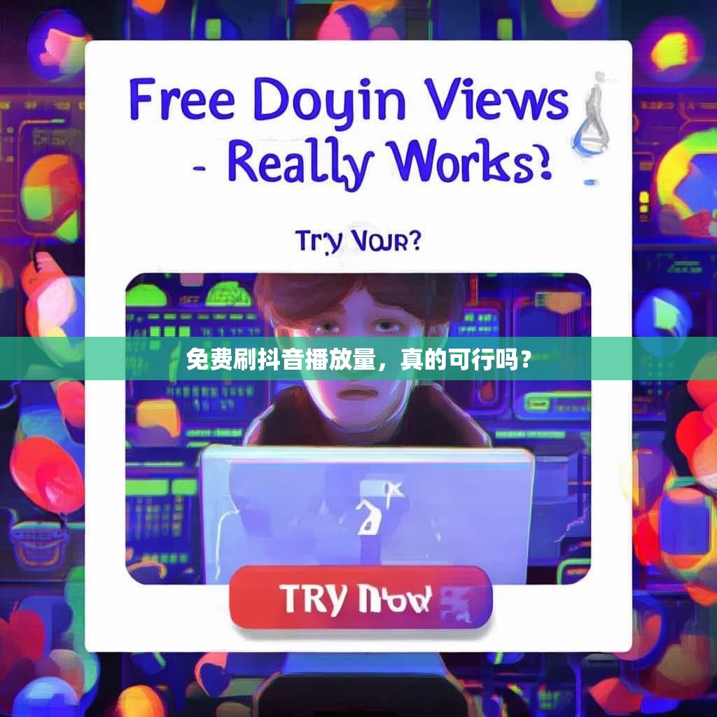 免费刷抖音播放量，真的可行吗？