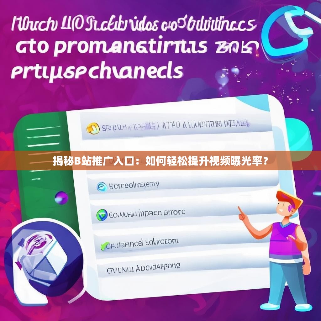 揭秘B站推广入口：如何轻松提升视频曝光率？