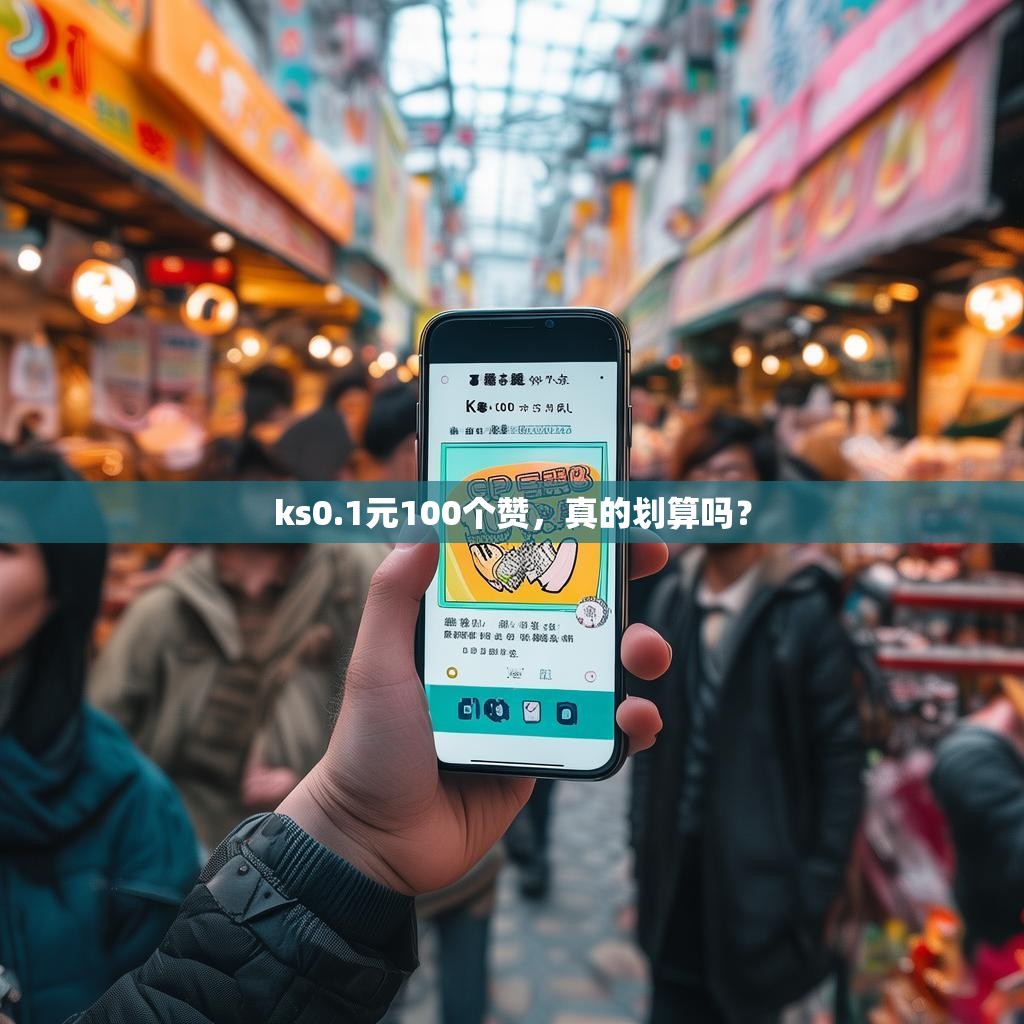 ks0.1元100个赞，真的划算吗？