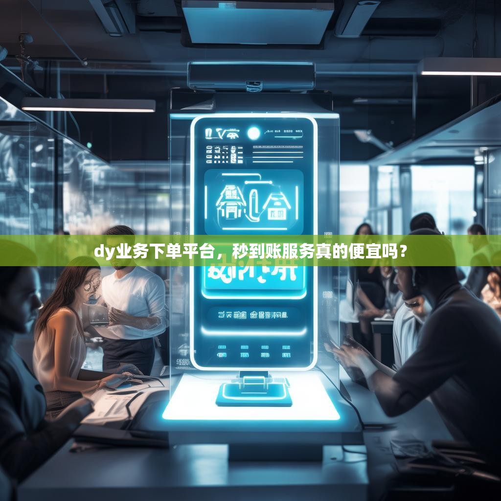 dy业务下单平台，秒到账服务真的便宜吗？