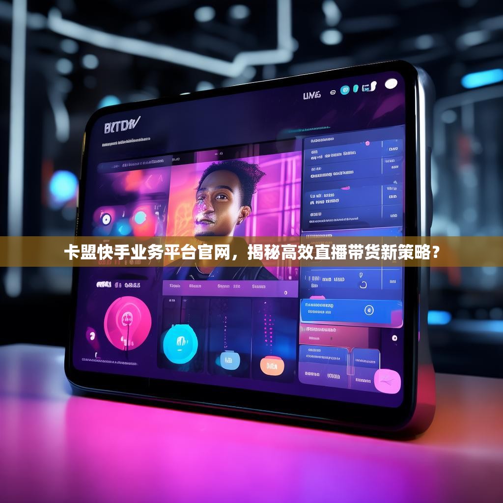 卡盟快手业务平台官网，揭秘高效直播带货新策略？
